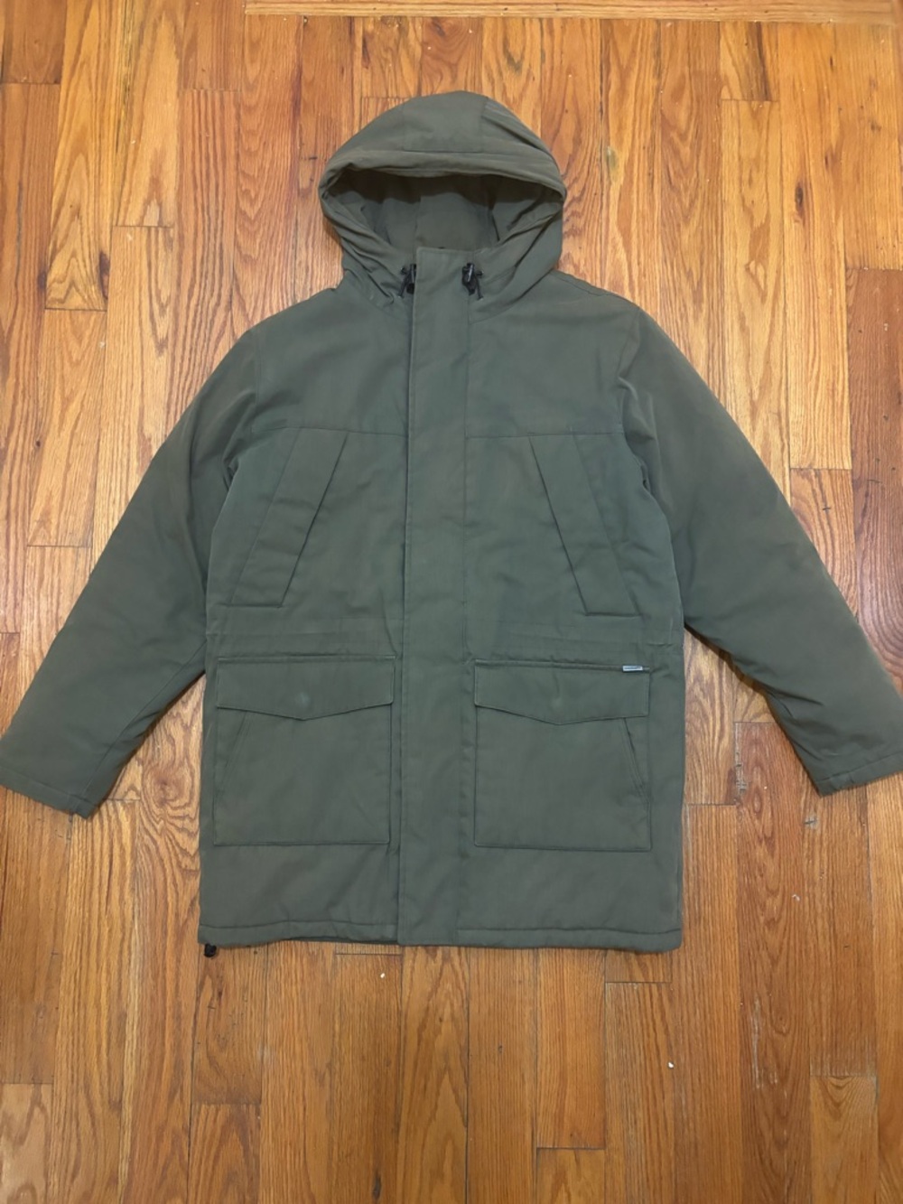 Carhartt Olive Hooded Field Coat